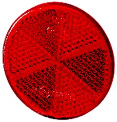 Picture of Hella 002014281 Re-Refl Rnd 2014 Red Adh Ece