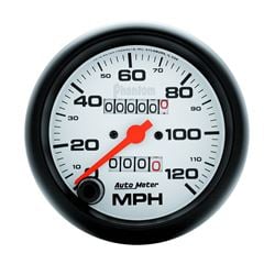 Picture of AutoMeter 5892 Gauge, Speedometer, 3 3/8" , 120mph, Mechanical, Phantom