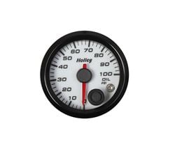 Picture of Holley Analog Style Oil Pressure Gauge