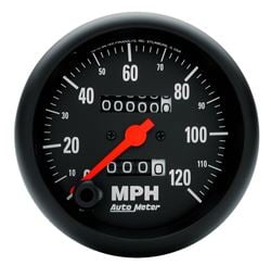 Picture of AutoMeter 2692 Gauge, Speedometer, 3 3/8" , 120mph, Mechanical, Z-Series