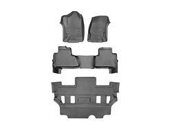 Picture of WeatherTech 44607-1-2-7 1st Row Seat Type:bucket; 1st Row Seat Type:bench; Tahoe 2nd Row:bucket Seating