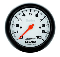 Picture of AutoMeter 5897 Gauge, Tachometer, 3 3/8" , 10k Rpm, In-Dash, Phantom