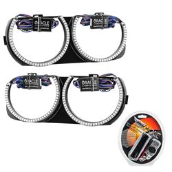 Picture of Oracle Lighting 7739-330 Pre-Installed Halo Headlight Bezels, Colorshift