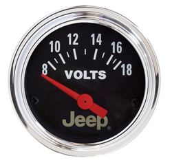 Picture of AutoMeter 880242 Gauge, Voltmeter, 2 1/16" , 18v, Elec, Jeep