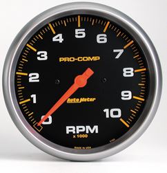 Picture of AutoMeter 5160 Gauge, Tachometer, 5" , 10k Rpm, In-Dash, Pro-Comp