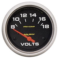 Picture of AutoMeter 5492 Gauge, Voltmeter, 2 5/8" , 18v, Electric, Pro-Comp
