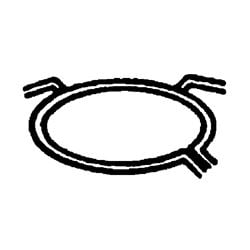Picture of AP Exhaust 8056 Exhaust Bracket - Muffler Band Gm