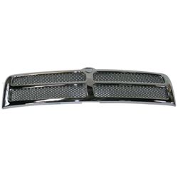 Picture of KEYSTONE CH1200178 Grille; Without Sport Model; Chrome Frame/silver Honeycomb Mesh