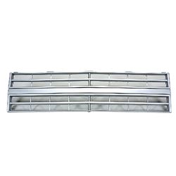 Picture of KEYSTONE GM1200139 Grille; For Single Lamp Style Trucks; Painted Argent [with Integral