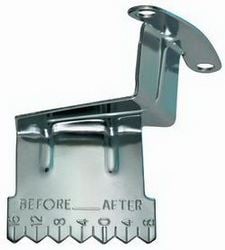 Picture of Proform Parts 141-202 Engine Timing Tab; Chrome; Fits Small Block Chevy Using 8 Inch Balancer