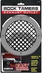 Picture of Rock Tamers RT200 Exhaust Outlet for Mudflap Systems 2-Pack Chrome/Black