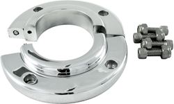 Picture of Borgeson 909008 Split Swivel Floor Mount For 2in. Steering Column; Polished Aluminum