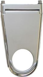 Picture of Borgeson 911202 Column Drop; Blank Style; 2in. Column X 2in. Drop; Polished Aluminum