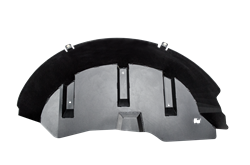 Picture of Go Rhino 702002T Jeep Jk Rear Wheel Well Inner Fender Liners, Black Textured Alum Pair