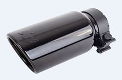 Picture of Go Rhino GRT3410BC Black Chrome Stainless Steel Exhaust Tip