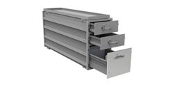 Picture of Kargo Master 40250 DRAWER UNIT - LONG HEAVY-DUTY - 3 DRAWERS