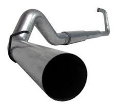 Picture of Diamond Eye Manufacturing 141001 Tailpipe 1st Section 5"; Aluminized: 1999-2003 Ford 7.3l Powerstroke F250/f350