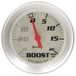 Picture of Equus Gauges 8257 Vacuum/boost 2" White		