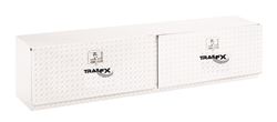 Picture of TrailFX 170901 Top Mount 2 Door Dia Tread Bright Pol 16 Gauge Alum 90x13.25x17