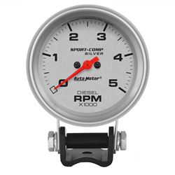 Picture of AutoMeter 3788 Gauge, Tachometer (diesel), 2 5/8" , 5k Rpm, Pedestal, Ultra-Lite