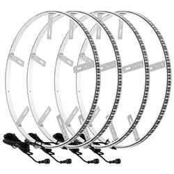 Picture of Oracle Lighting 4228-002 Blue Led Illuminated Wheel Rings, Double Led