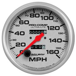 Picture of AutoMeter 4495 Gauge, Speedometer, 5" , 160mph, Mechanical, Ultra-Lite
