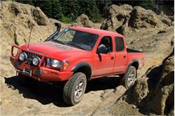 Picture of ARB 3423020 Front Deluxe Bull Bar Winch Mount Bumper