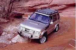 Picture of ARB 3444070 Front Deluxe Bull Bar Winch Mount Bumper