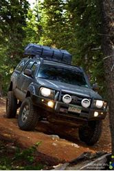 Picture of ARB 3423130 Front Deluxe Bull Bar Winch Mount Bumper