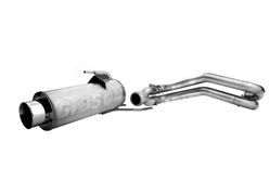 Picture of Gibson Exhaust 98001 Polaris UTV Single Exhaust System, Stainless
