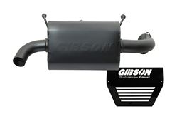 Picture of Gibson Exhaust 98028 Polaris UTV Single Exhaust System, Black Ceramic