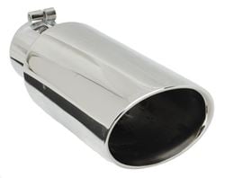 Picture of Gibson Performance Exhaust 500437 Stainless Steel Tip; Double Walled Oval Tip