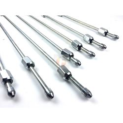 Picture of Fleece Performance FPE-34200-20 20 Inch High Pressure Fuel Line 8mm x 3.5mm Line M14 x 1.5 Nuts 