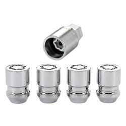 Picture of McGard 24154 Cone Seat Exposed Style Wheel Locks-Chrome