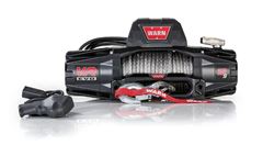 Picture of Warn 103255 Vr Evo 12-S Electric 12v Dc Winch With Synthetic Rope: 3/8" Diameter X 90' Length, 6 Ton (12,000 Lb) Pulling Capacity , Black