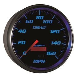 Picture of AutoMeter 6289 Gauge, Speedometer, 5" , 160mph, Elec. Programmable, Cobalt