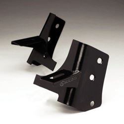 Picture of KC HiLiTES 7311 Windshield Hinge Light Mount Brackets For Jeep Wrangler Tj (1997-2006) - Black
