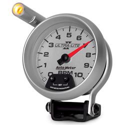 Picture of AutoMeter 4990 Gauge, Tachometer, 3 3/4" , 10k Rpm, Pedestal W/ Ext. Quick-Lite, Ultra-Lite Ii