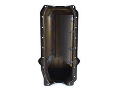 Picture of Canton Racing Products 16-100 Canton 16-100 Oil Pan Small Block Chevy S10 Truck Conversion Black Powder Coat