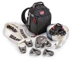 Picture of Warn 97570 18000 Lb Cap Block Recovery Strap Tree Protector Two 3/4 Shackles
