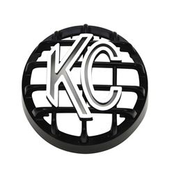 Picture of KC HiLiTES 7219 4" Stone Guard - Kc 7219 (black With White Logo)
