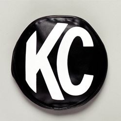 Picture of KC HiLiTES 5100 6" Vinyl Cover - Kc 5100 (black With White Kc Logo)