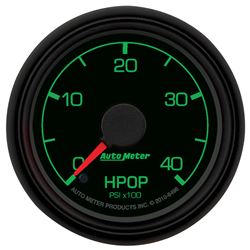 Picture of AutoMeter 8496 Gauge, High Press Oil Pump, 2 1/16" , 4kpsi, Stepper Motor, Ford Factory Match
