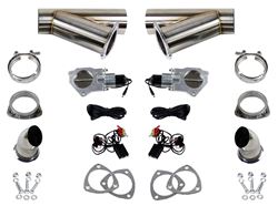Picture of Granatelli Motor Sports 307522D Electronic Exhaust Cutout Systems - Stainless Steel - Weld In