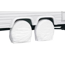 Picture of Classic Accessories 76230 Classic Accessories Over Drive Rv Wheel Covers, Wheels 21"-24" Diameter, 8.25" Tire Width, Snow White