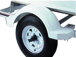 Picture of Wesbar 508574 Plastic Fender 14" Top White