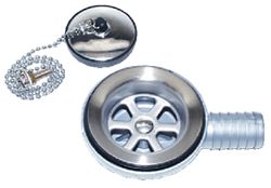 Picture of Scandvik 10306P SCANDVIK LOW PROFILE DRAIN  STOPPER - 1" OUTLET