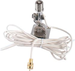 Picture of Shakespeare Antennas QCM-S Quickconnect Stainless Steel Mount, Mfg# Qcm-S, For Use With Qc Series Antennas. Includes 15' Rg-58 Cable With Pl-259 Connector.