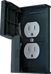 Picture of Diamond Group DG52522SVP Cover W/receptacle Black