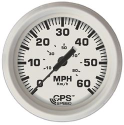 Picture of Faria Instruments 33147 FARIA DRESS WHITE 4" GPS  (SPEEDOMETER 60 MPH) STUDDED
